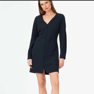 Club Monaco Navy Long Sleeve Dress